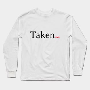 Taken Design Long Sleeve T-Shirt